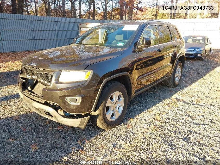 2015 Jeep Grand Cherokee Laredo VIN: 1C4RJFAG8FC943733 Lot: 40859588