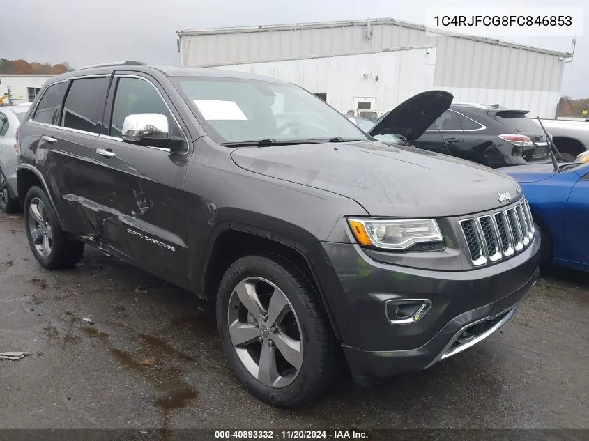 2015 Jeep Grand Cherokee Overland VIN: 1C4RJFCG8FC846853 Lot: 40893332