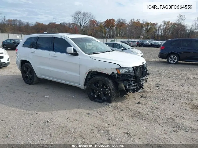 2015 Jeep Grand Cherokee Altitude VIN: 1C4RJFAG3FC664559 Lot: 40900110