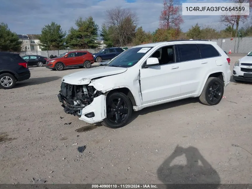 2015 Jeep Grand Cherokee Altitude VIN: 1C4RJFAG3FC664559 Lot: 40900110