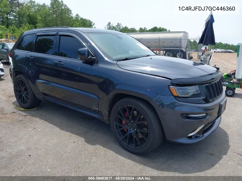 1C4RJFDJ7GC446360 2016 Jeep Grand Cherokee Srt