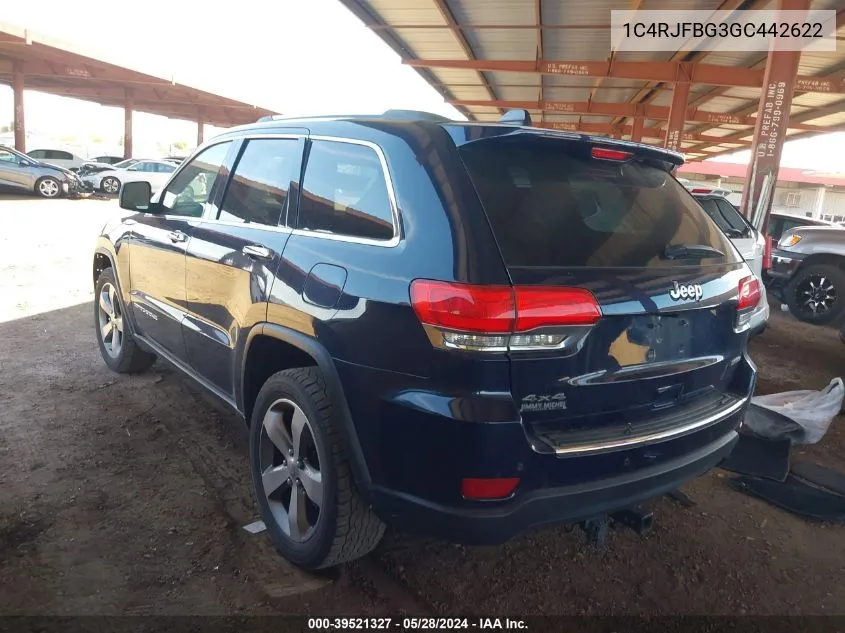 1C4RJFBG3GC442622 2016 Jeep Grand Cherokee Limited