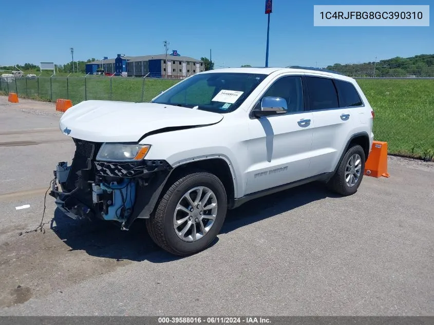 1C4RJFBG8GC390310 2016 Jeep Grand Cherokee Limited