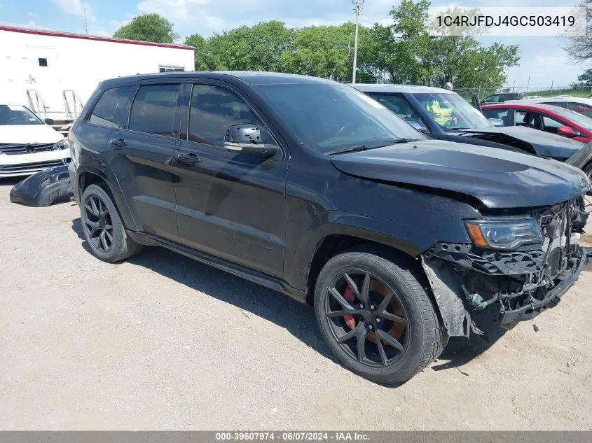 1C4RJFDJ4GC503419 2016 Jeep Grand Cherokee Srt Night