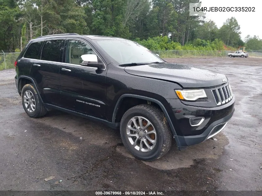 1C4RJEBG2GC335202 2016 Jeep Grand Cherokee Limited