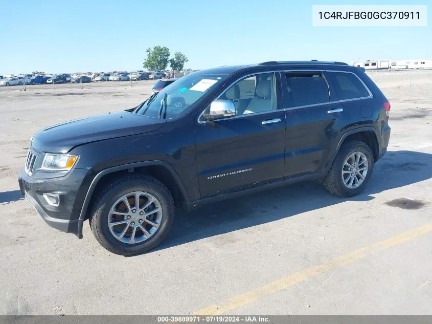 1C4RJFBG0GC370911 2016 Jeep Grand Cherokee Limited