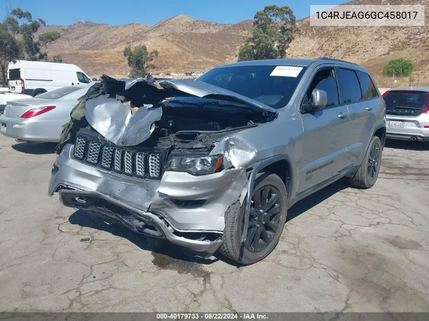 2016 Jeep Grand Cherokee 75Th Anniversary VIN: 1C4RJEAG6GC458017 Lot: 40179733