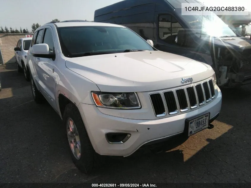 1C4RJFAG2GC488380 2016 Jeep Grand Cherokee Laredo