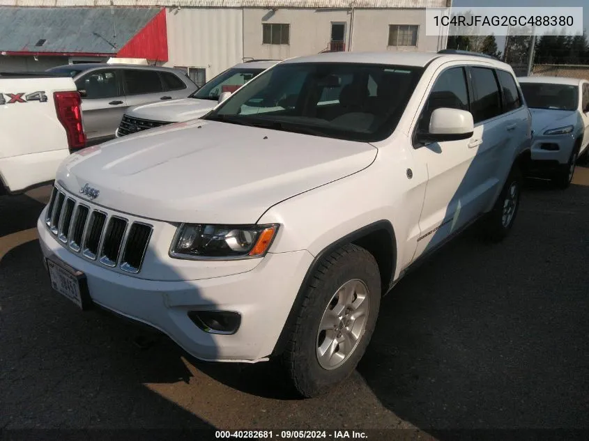 2016 Jeep Grand Cherokee Laredo VIN: 1C4RJFAG2GC488380 Lot: 40282681