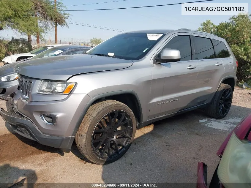 2016 Jeep Grand Cherokee Laredo VIN: 1C4RJEAG7GC501182 Lot: 40294688