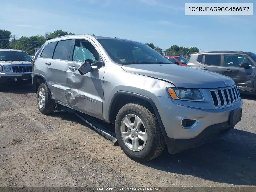 2016 Jeep Grand Cherokee Laredo VIN: 1C4RJFAG9GC456672 Lot: 40299558