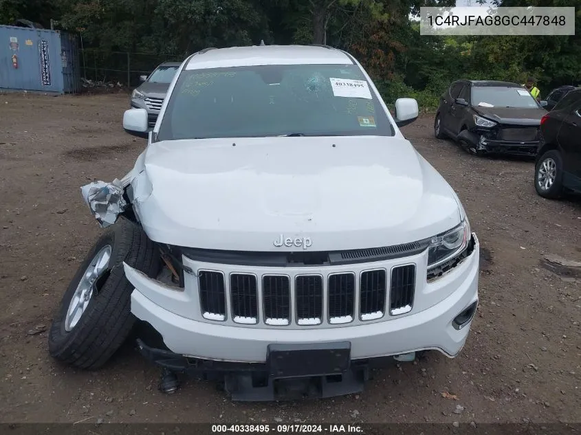 1C4RJFAG8GC447848 2016 Jeep Grand Cherokee Laredo