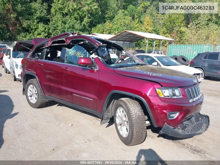 2016 Jeep Grand Cherokee Laredo VIN: 1C4RJFAG0GC463283 Lot: 40377803