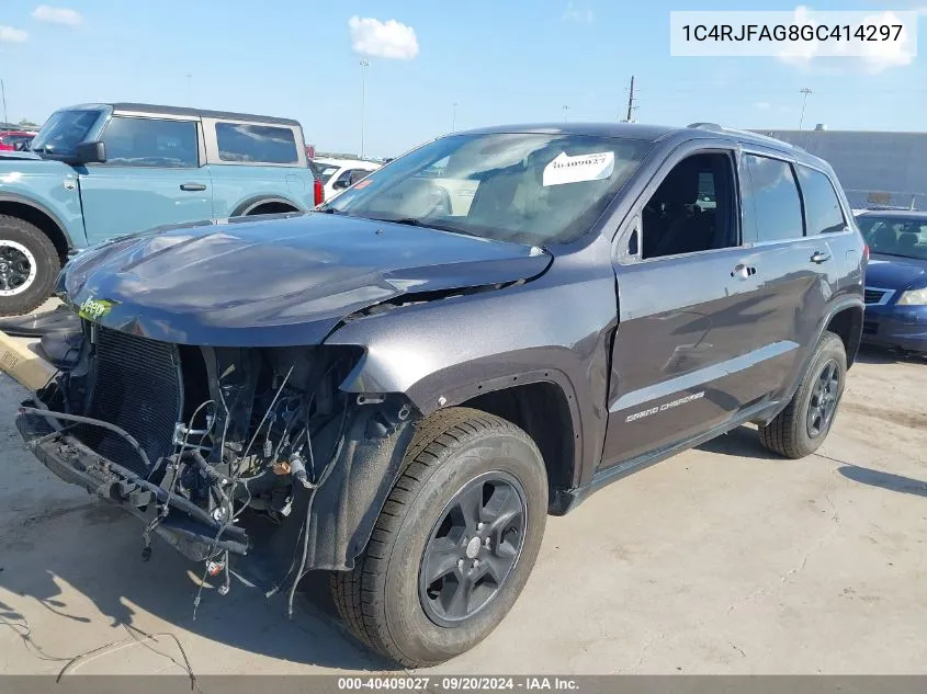 1C4RJFAG8GC414297 2016 Jeep Grand Cherokee Laredo