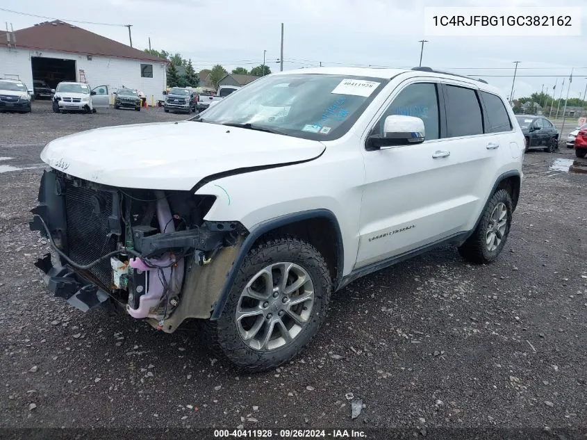 1C4RJFBG1GC382162 2016 Jeep Grand Cherokee Limited