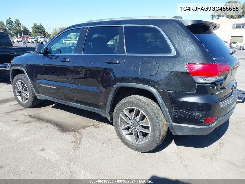 1C4RJFAG9GC456655 2016 Jeep Grand Cherokee Laredo