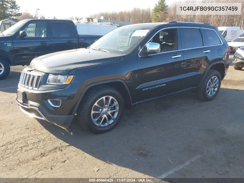 2016 Jeep Grand Cherokee Limited VIN: 1C4RJFBG9GC357459 Lot: 40660425