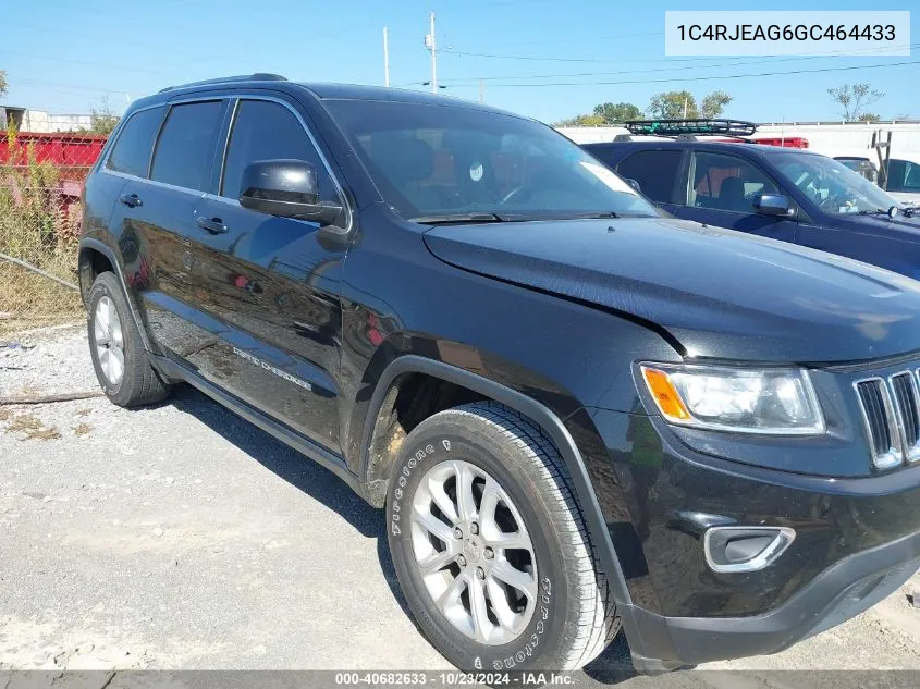 2016 Jeep Grand Cherokee Laredo VIN: 1C4RJEAG6GC464433 Lot: 40682633