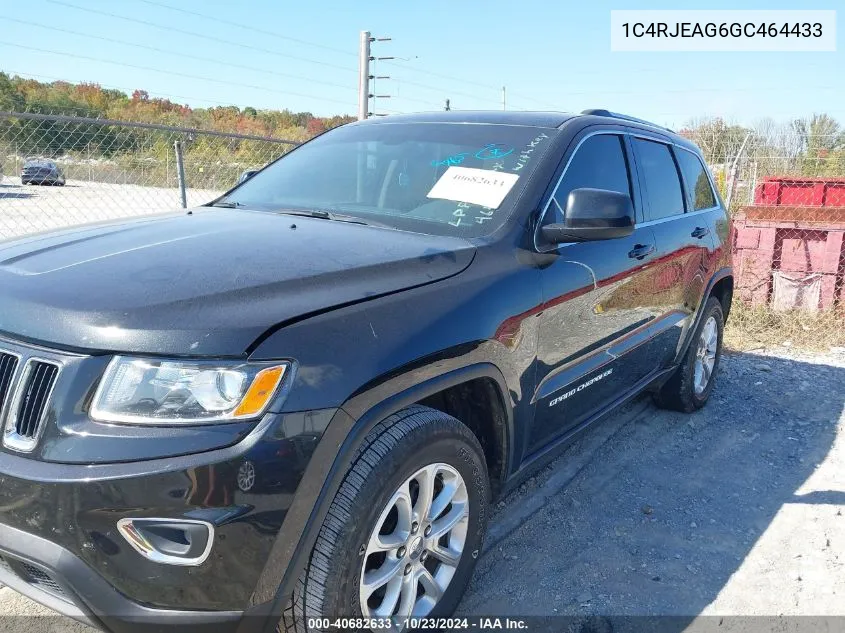 2016 Jeep Grand Cherokee Laredo VIN: 1C4RJEAG6GC464433 Lot: 40682633