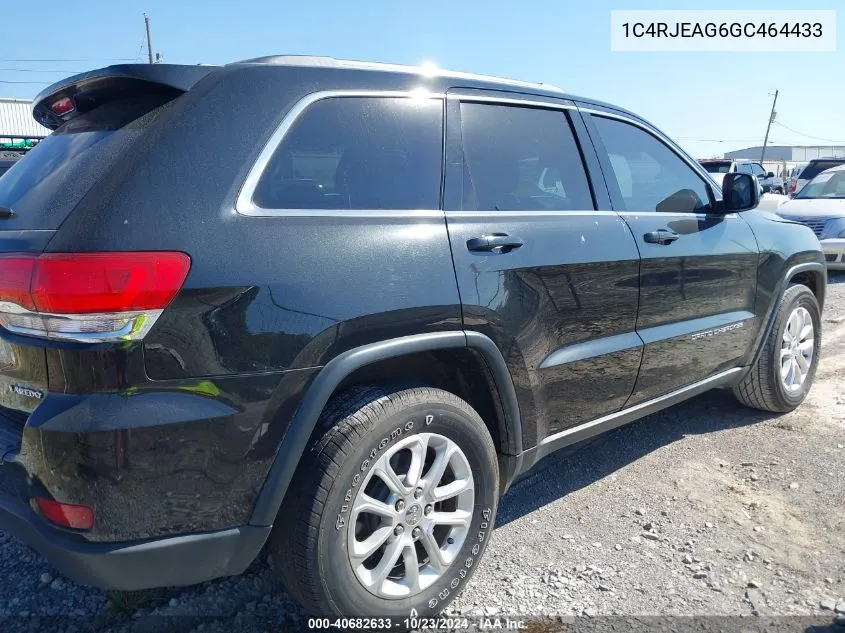 2016 Jeep Grand Cherokee Laredo VIN: 1C4RJEAG6GC464433 Lot: 40682633