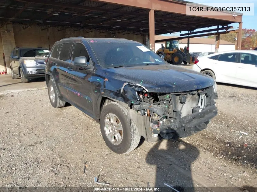 2016 Jeep Grand Cherokee Laredo VIN: 1C4RJFAG1GC357313 Lot: 40716411