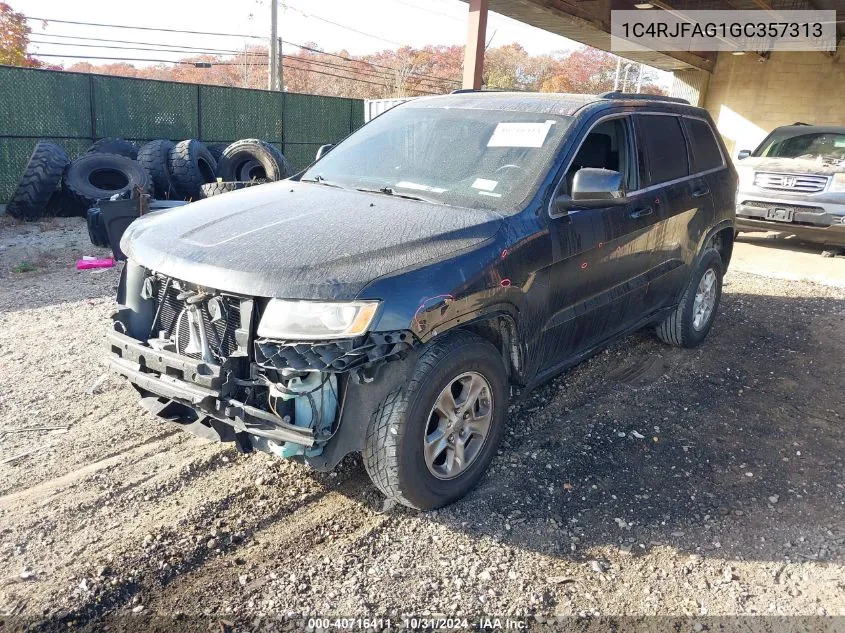 2016 Jeep Grand Cherokee Laredo VIN: 1C4RJFAG1GC357313 Lot: 40716411