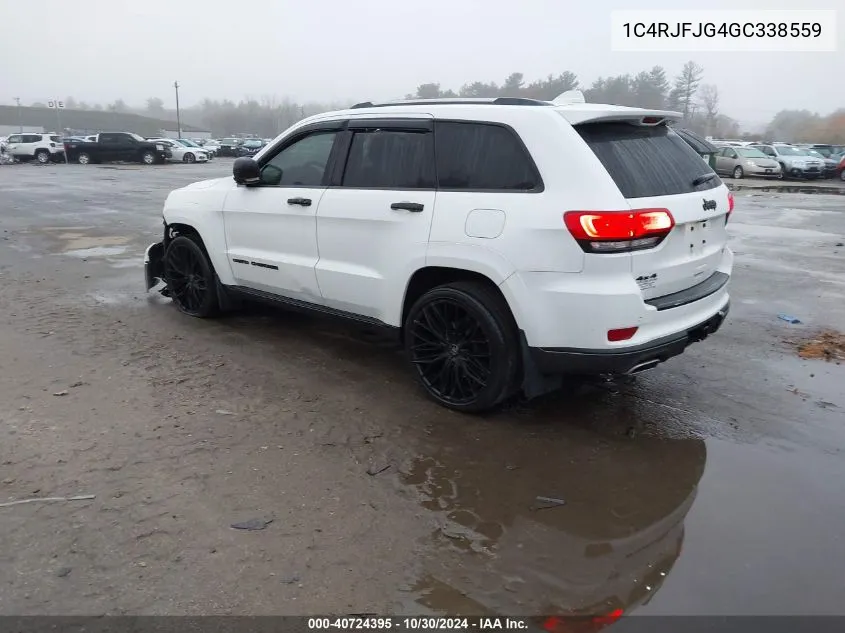 2016 Jeep Grand Cherokee Summit VIN: 1C4RJFJG4GC338559 Lot: 40724395