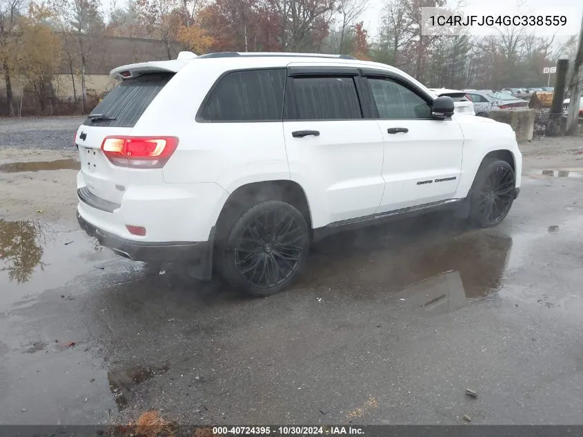 2016 Jeep Grand Cherokee Summit VIN: 1C4RJFJG4GC338559 Lot: 40724395