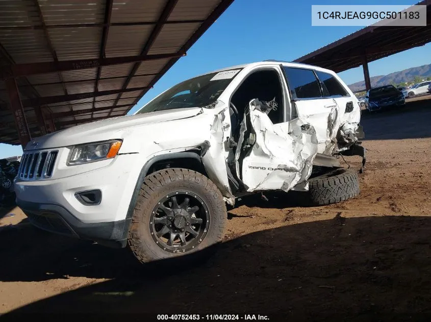 2016 Jeep Grand Cherokee Laredo VIN: 1C4RJEAG9GC501183 Lot: 40752453