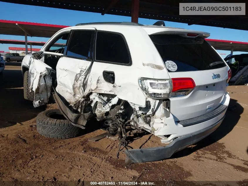 2016 Jeep Grand Cherokee Laredo VIN: 1C4RJEAG9GC501183 Lot: 40752453