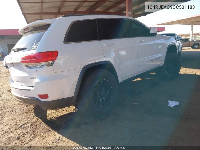 2016 Jeep Grand Cherokee Laredo VIN: 1C4RJEAG9GC501183 Lot: 40752453