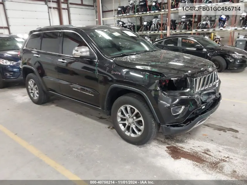 2016 Jeep Grand Cherokee Limited VIN: 1C4RJFBG1GC456714 Lot: 40758214