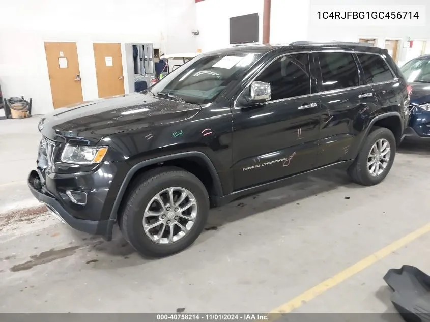 2016 Jeep Grand Cherokee Limited VIN: 1C4RJFBG1GC456714 Lot: 40758214