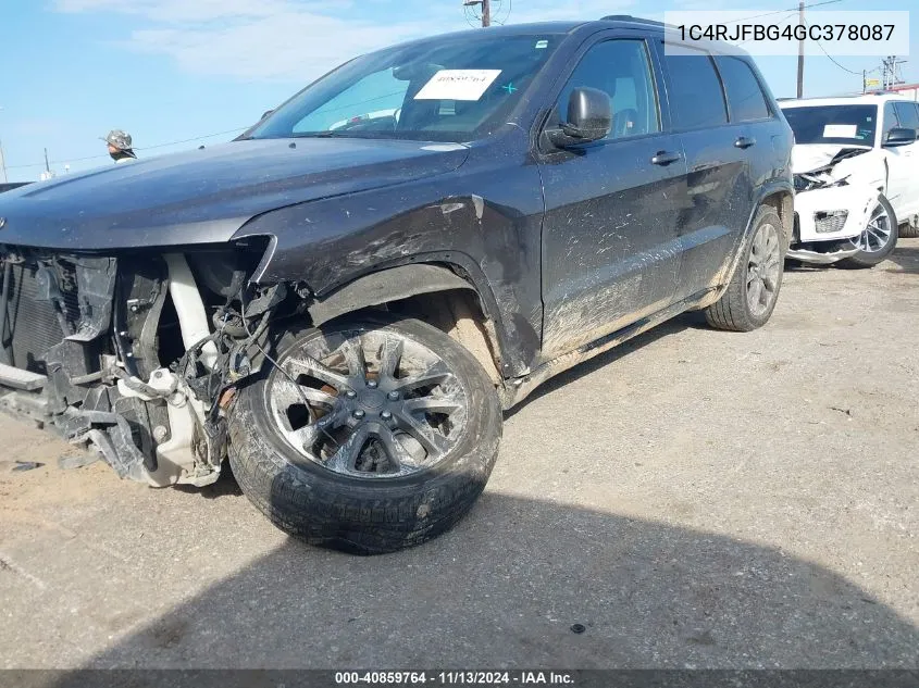 2016 Jeep Grand Cherokee Limited 75Th Anniversary VIN: 1C4RJFBG4GC378087 Lot: 40859764