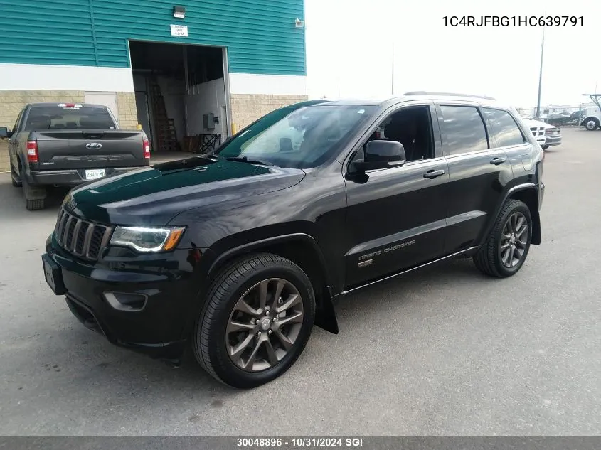 2017 Jeep Grand Cherokee Limited VIN: 1C4RJFBG1HC639791 Lot: 30048896