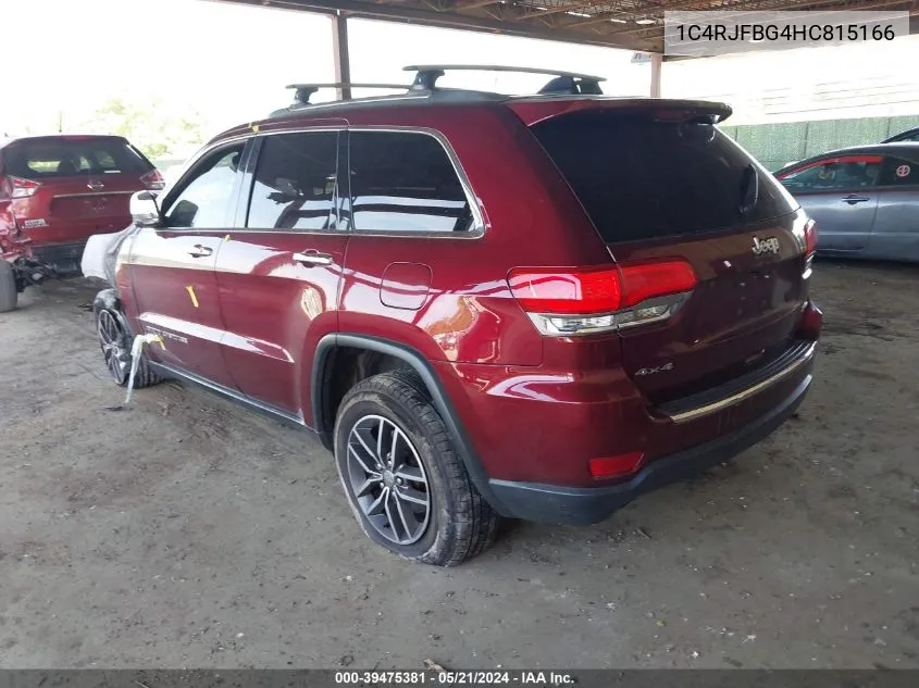 1C4RJFBG4HC815166 2017 Jeep Grand Cherokee Limited 4X4