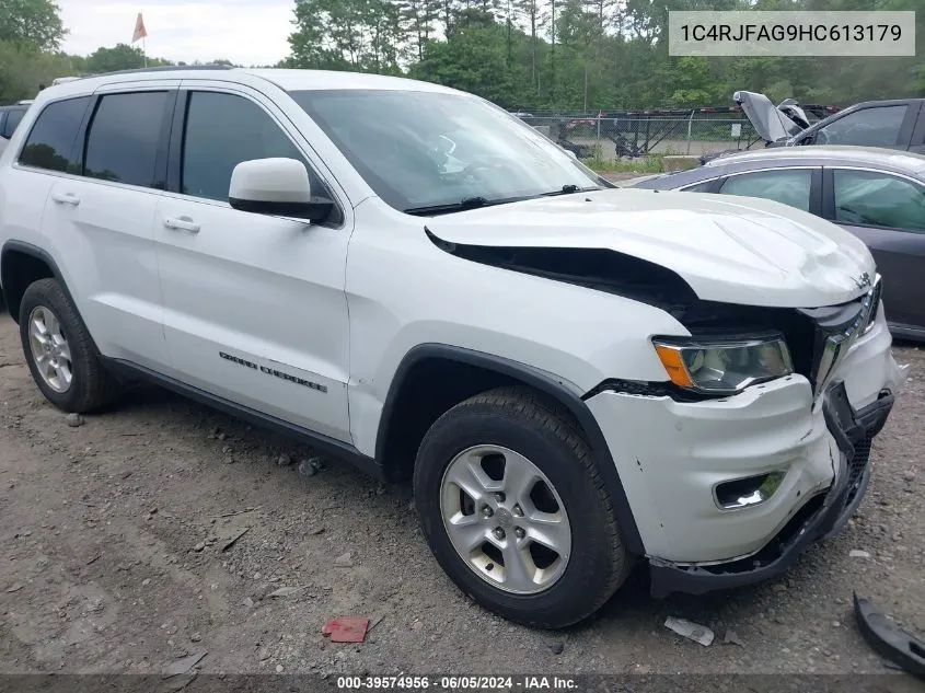 2017 Jeep Grand Cherokee Laredo 4X4 VIN: 1C4RJFAG9HC613179 Lot: 39574956