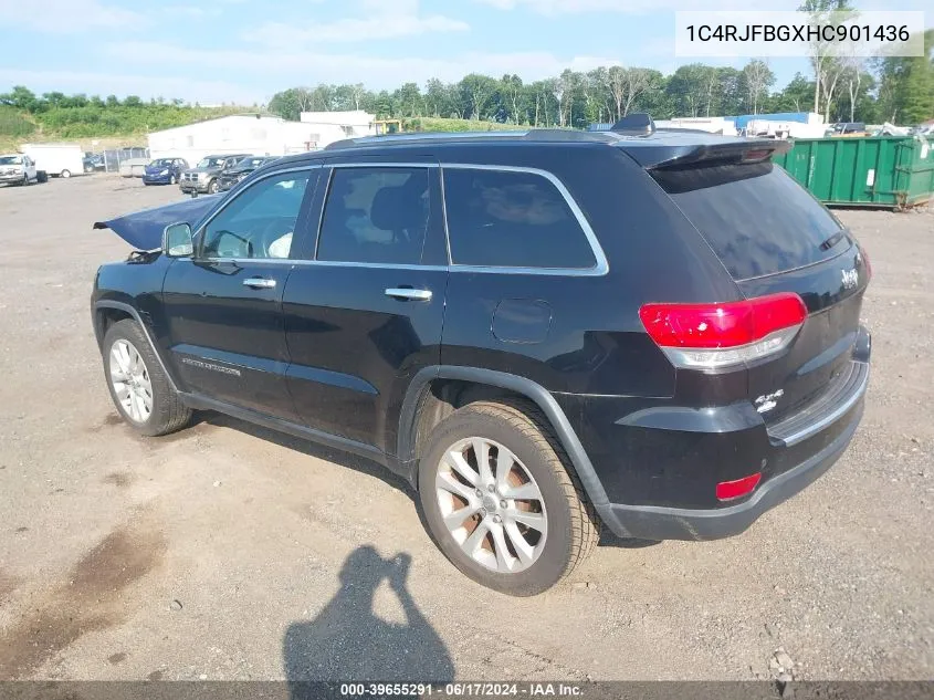 1C4RJFBGXHC901436 2017 Jeep Grand Cherokee Limited 4X4