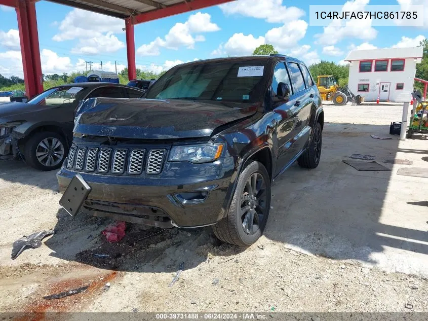 2017 Jeep Grand Cherokee Altitude 4X4 VIN: 1C4RJFAG7HC861785 Lot: 39731488