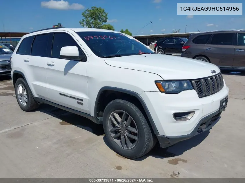 2017 Jeep Grand Cherokee 75Th Anniversary Edition 4X2 VIN: 1C4RJEAG9HC614956 Lot: 39739671