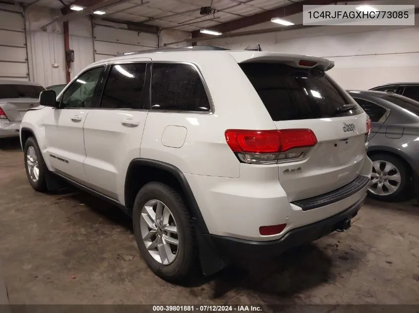 1C4RJFAGXHC773085 2017 Jeep Grand Cherokee Laredo 4X4