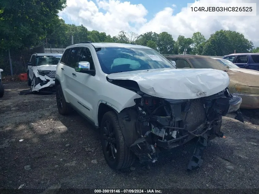 2017 Jeep Grand Cherokee Limited 4X2 VIN: 1C4RJEBG3HC826525 Lot: 39819146