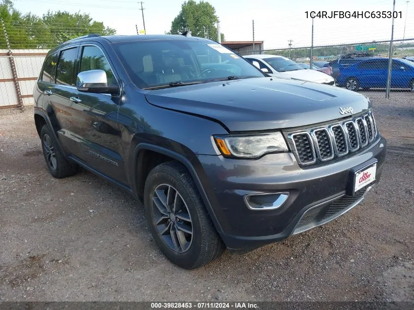 1C4RJFBG4HC635301 2017 Jeep Grand Cherokee Limited 4X4