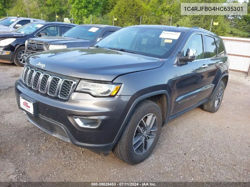 1C4RJFBG4HC635301 2017 Jeep Grand Cherokee Limited 4X4