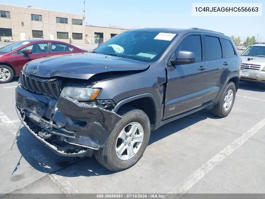 2017 Jeep Grand Cherokee 75Th Anniversary Edition 4X2 VIN: 1C4RJEAG6HC656663 Lot: 39856061