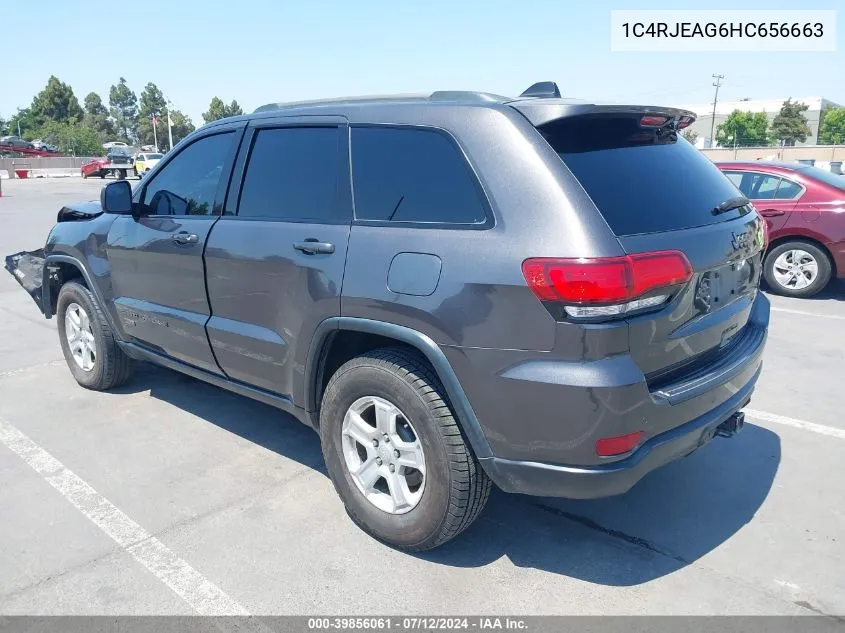 2017 Jeep Grand Cherokee 75Th Anniversary Edition 4X2 VIN: 1C4RJEAG6HC656663 Lot: 39856061