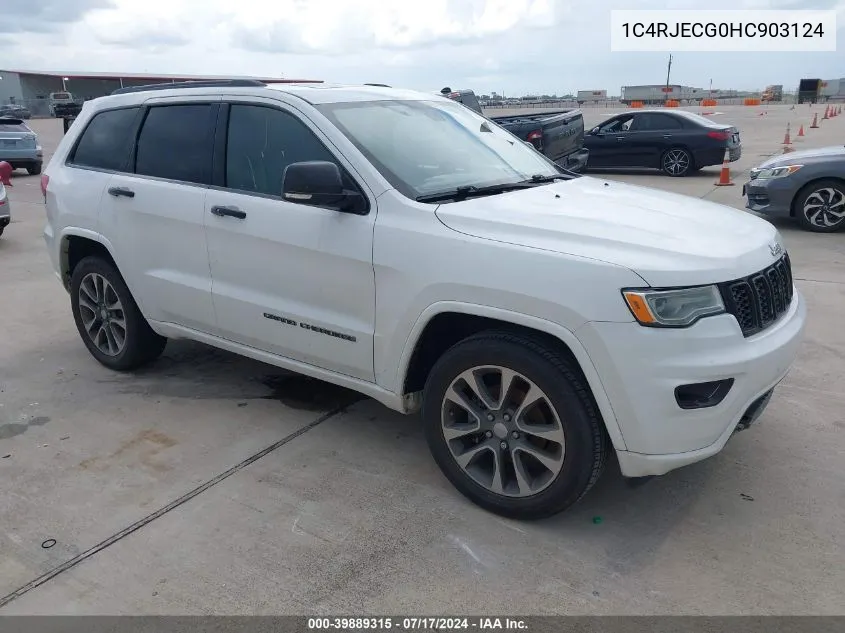 1C4RJECG0HC903124 2017 Jeep Grand Cherokee Overland 4X2