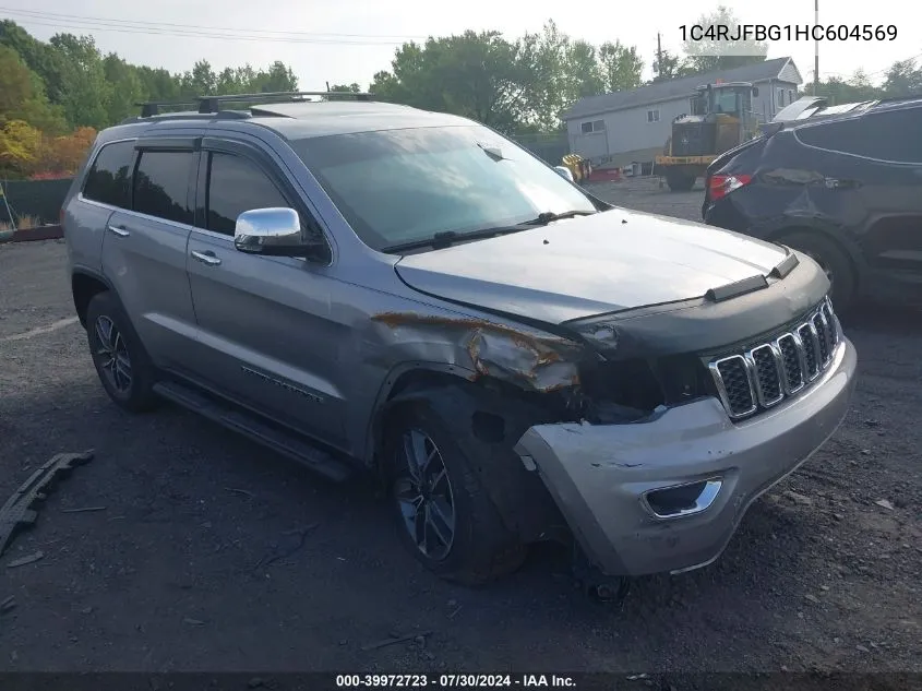 1C4RJFBG1HC604569 2017 Jeep Grand Cherokee Limited 4X4