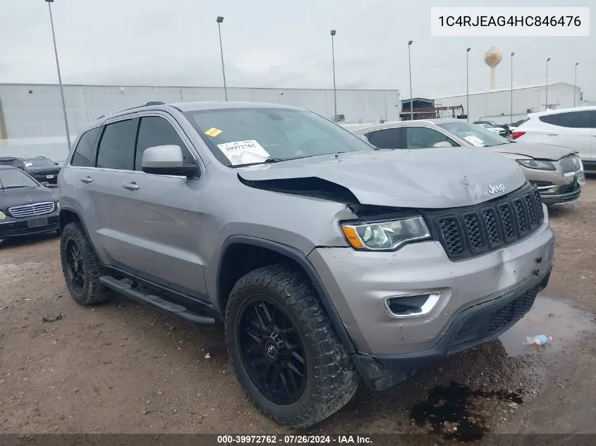 2017 Jeep Grand Cherokee Laredo 4X2 VIN: 1C4RJEAG4HC846476 Lot: 39972762