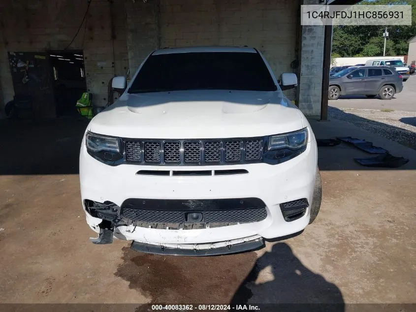 1C4RJFDJ1HC856931 2017 Jeep Grand Cherokee Srt